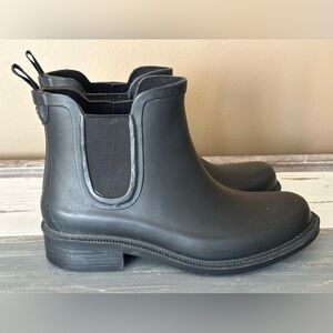 Madewell Chelsea Rain Boots - Black - Size 7